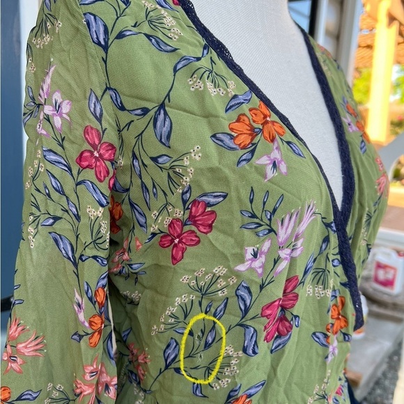 Anthropologie Williston Wrap Dress Asymmetrical Ruffled Women Size Small - Picture 10 of 10